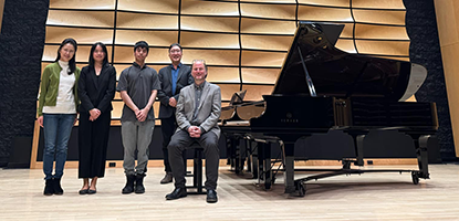 Masterclass participants with faculty and Michael Esch